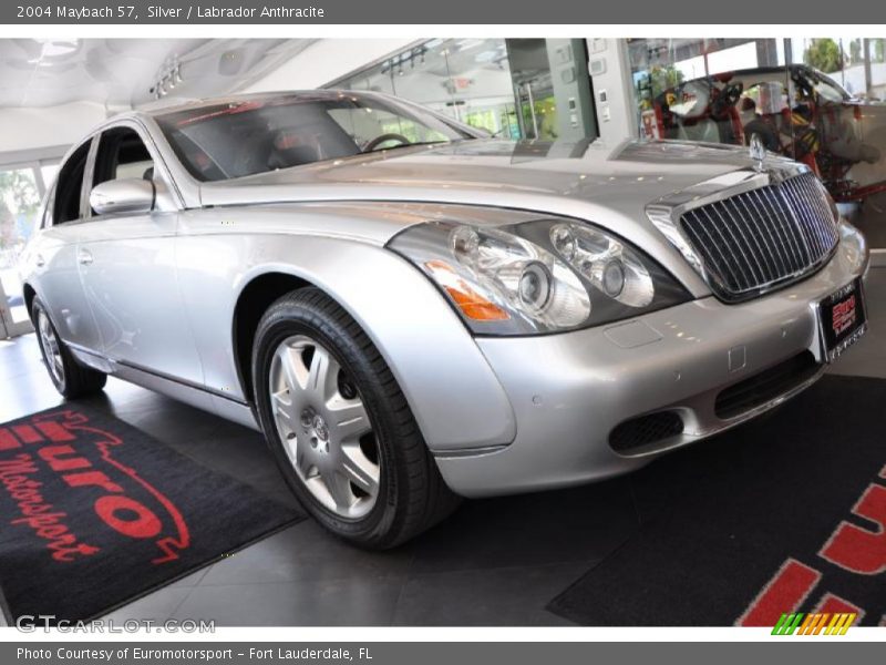 Silver / Labrador Anthracite 2004 Maybach 57