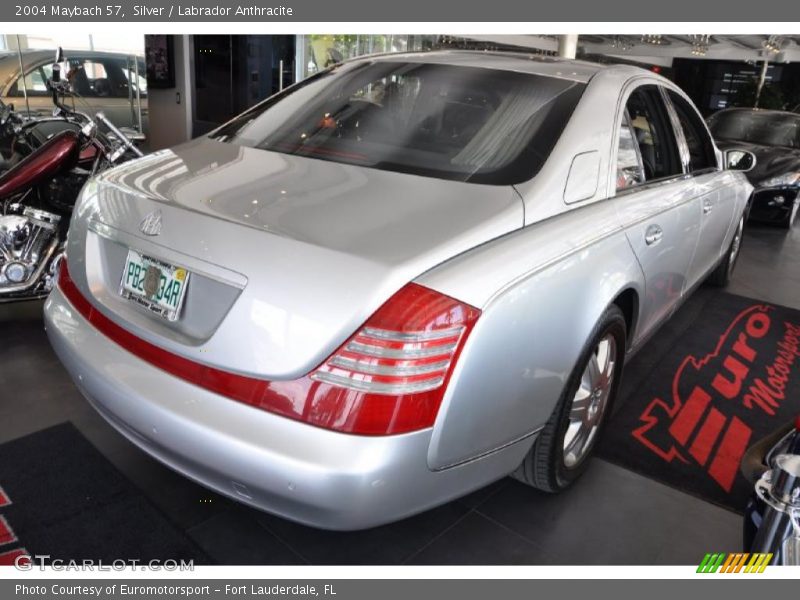 Silver / Labrador Anthracite 2004 Maybach 57