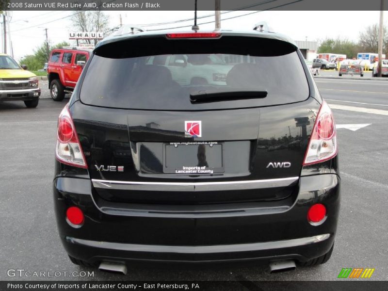 Carbon Flash / Black 2008 Saturn VUE Red Line AWD