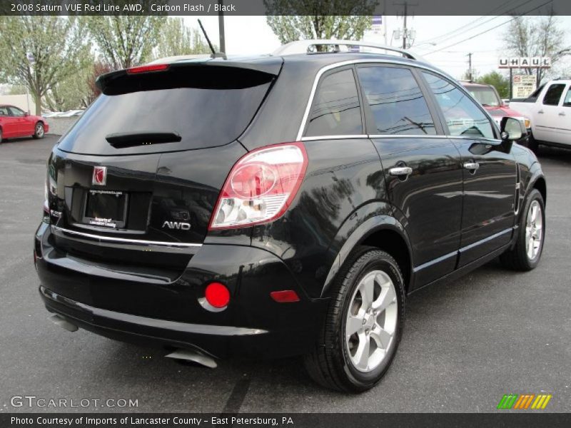 Carbon Flash / Black 2008 Saturn VUE Red Line AWD