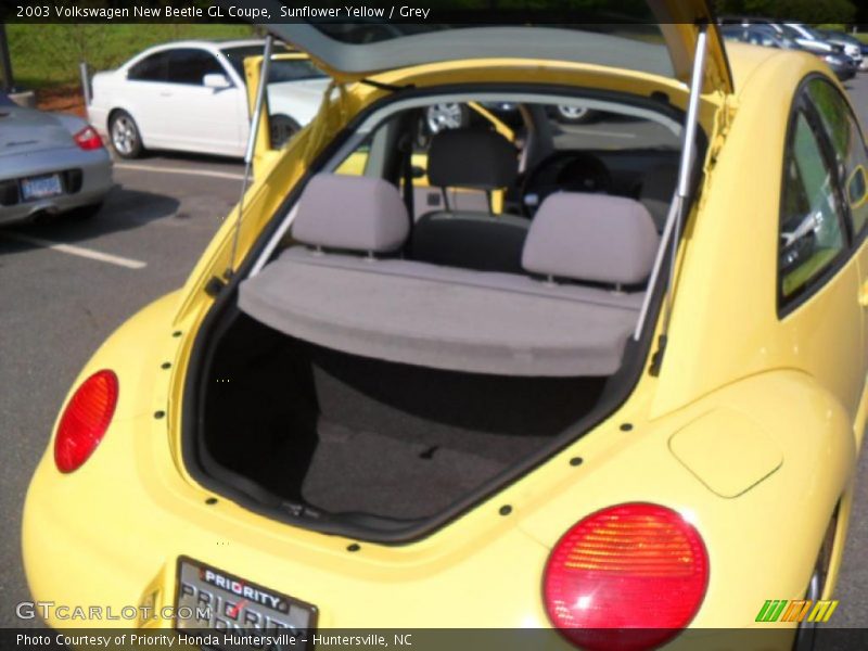 Sunflower Yellow / Grey 2003 Volkswagen New Beetle GL Coupe