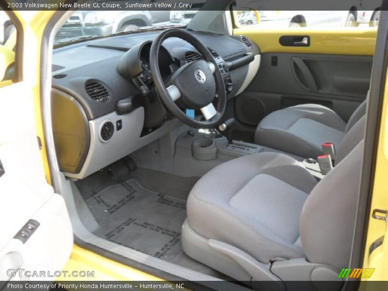  2003 New Beetle GL Coupe Grey Interior