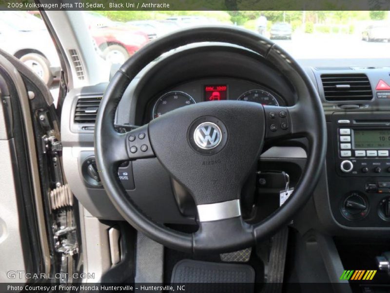 Black Uni / Anthracite 2009 Volkswagen Jetta TDI Sedan