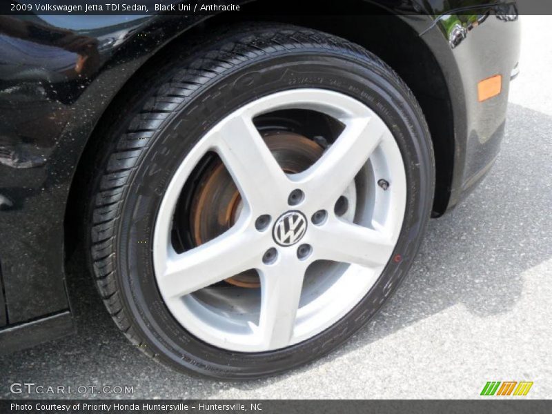 Black Uni / Anthracite 2009 Volkswagen Jetta TDI Sedan