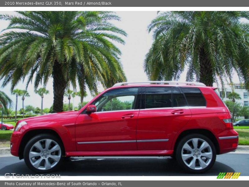 Mars Red / Almond/Black 2010 Mercedes-Benz GLK 350