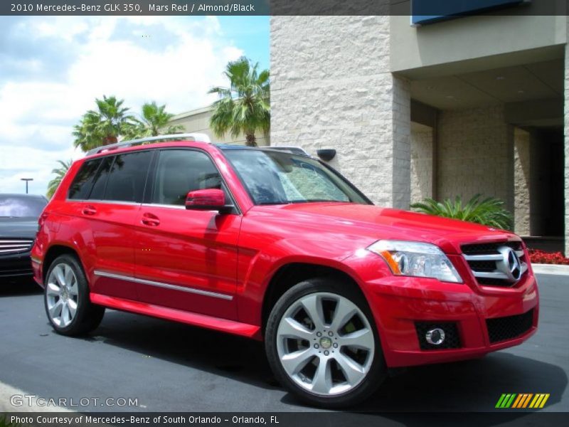 Mars Red / Almond/Black 2010 Mercedes-Benz GLK 350