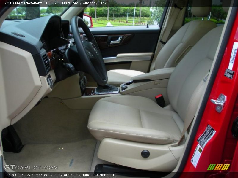 Mars Red / Almond/Black 2010 Mercedes-Benz GLK 350