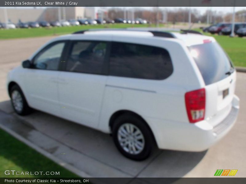 Clear White / Gray 2011 Kia Sedona LX