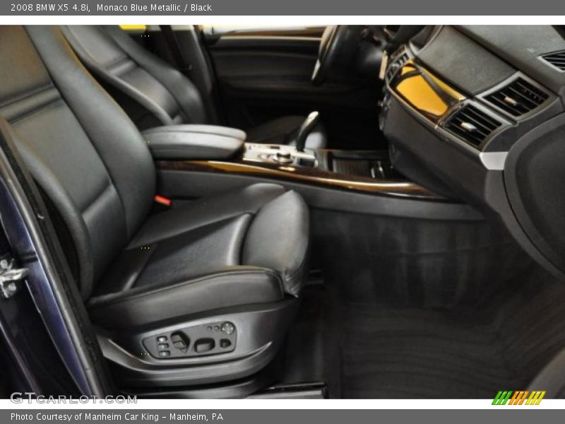 Monaco Blue Metallic / Black 2008 BMW X5 4.8i
