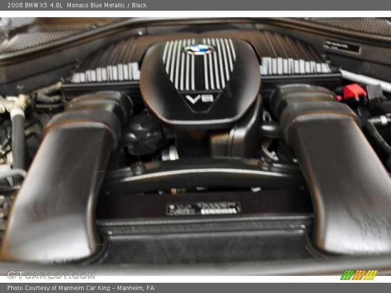 Monaco Blue Metallic / Black 2008 BMW X5 4.8i
