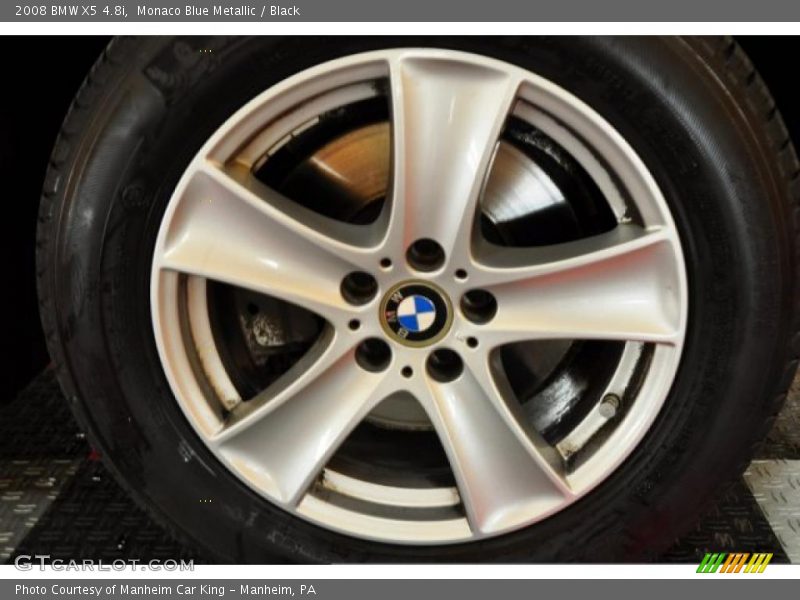 Monaco Blue Metallic / Black 2008 BMW X5 4.8i