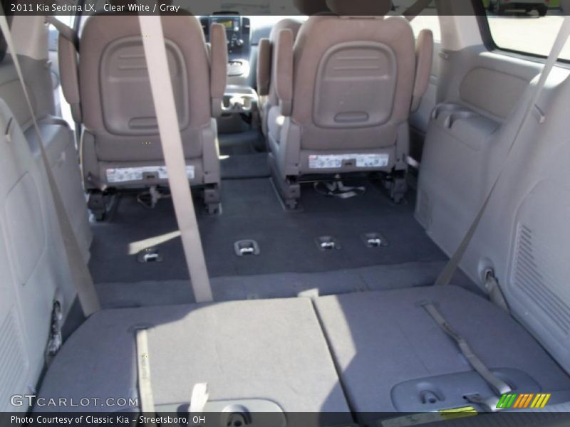 Clear White / Gray 2011 Kia Sedona LX