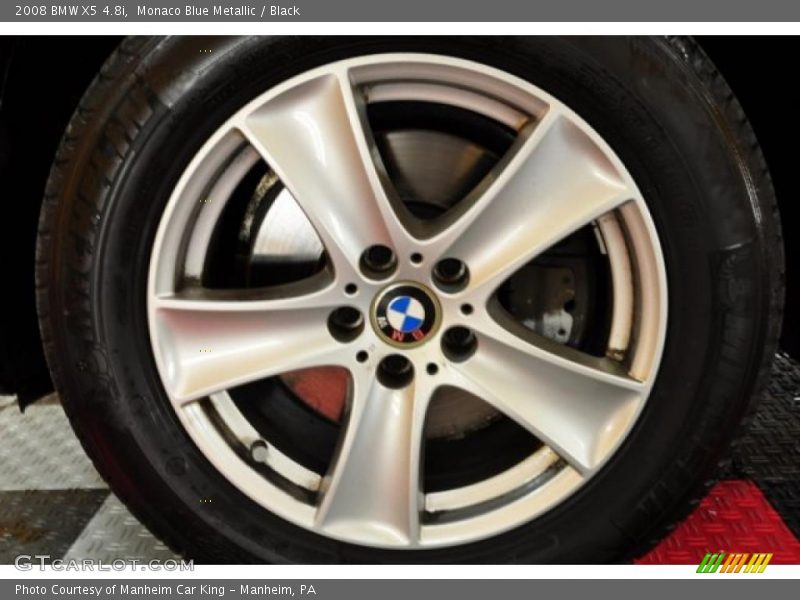 Monaco Blue Metallic / Black 2008 BMW X5 4.8i