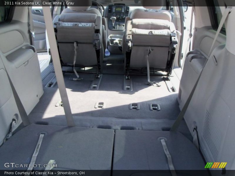 Clear White / Gray 2011 Kia Sedona LX