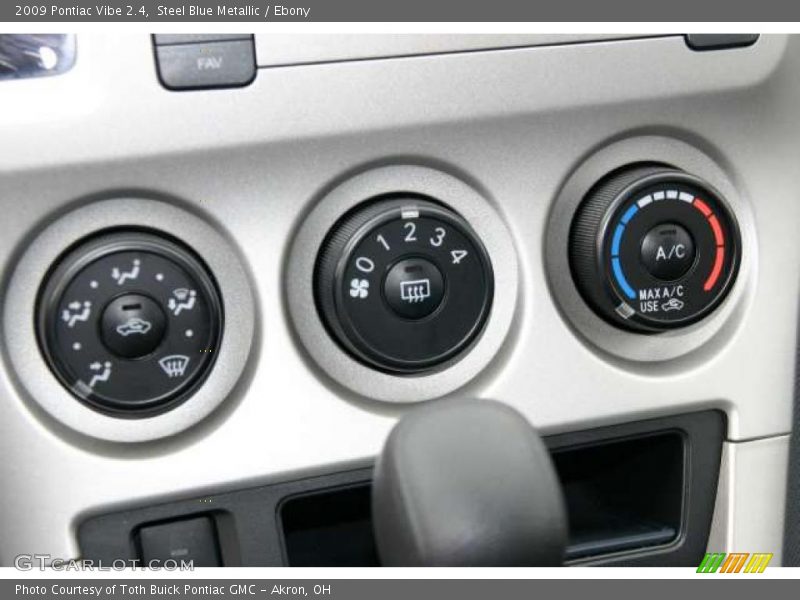 Controls of 2009 Vibe 2.4