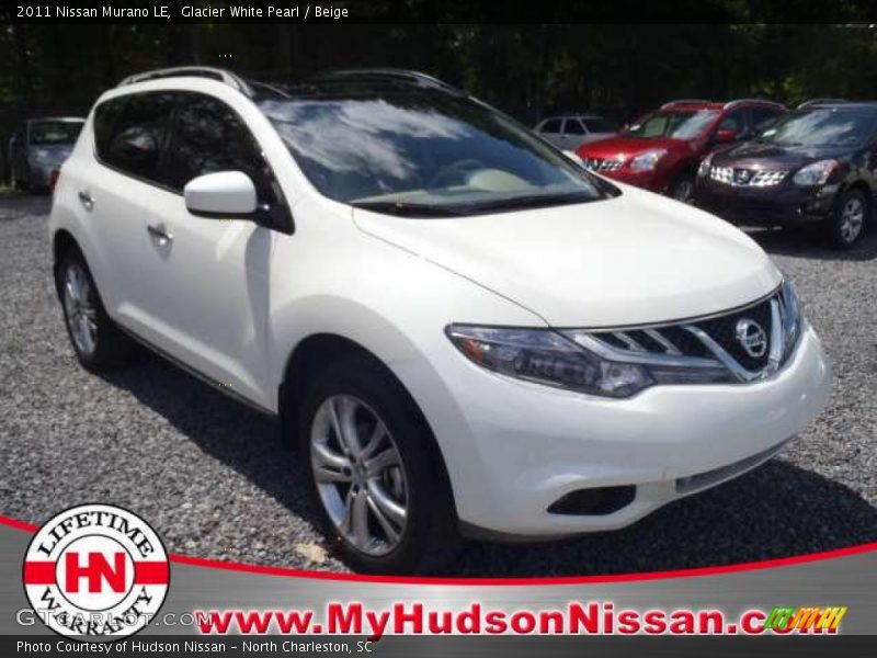Glacier White Pearl / Beige 2011 Nissan Murano LE