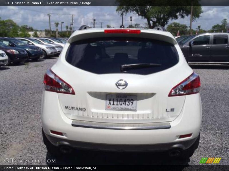 Glacier White Pearl / Beige 2011 Nissan Murano LE