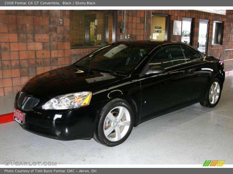 Black / Ebony Black 2008 Pontiac G6 GT Convertible