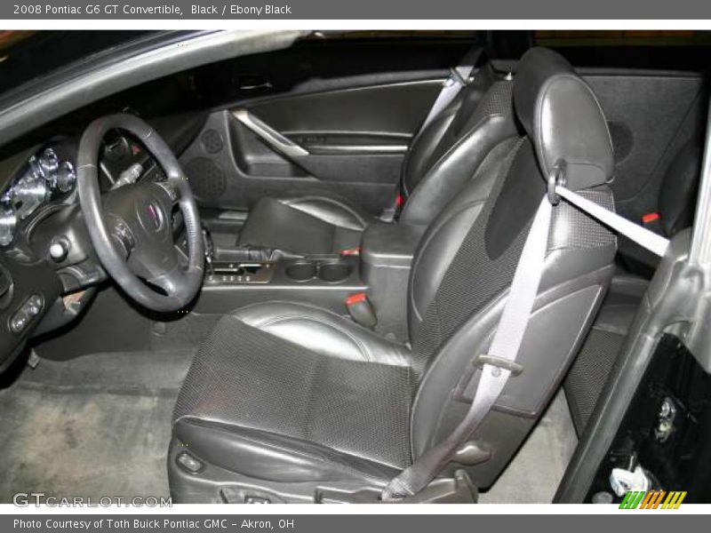 Black / Ebony Black 2008 Pontiac G6 GT Convertible