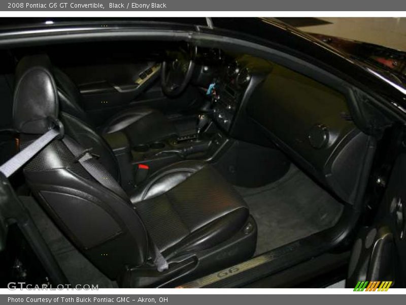 Black / Ebony Black 2008 Pontiac G6 GT Convertible