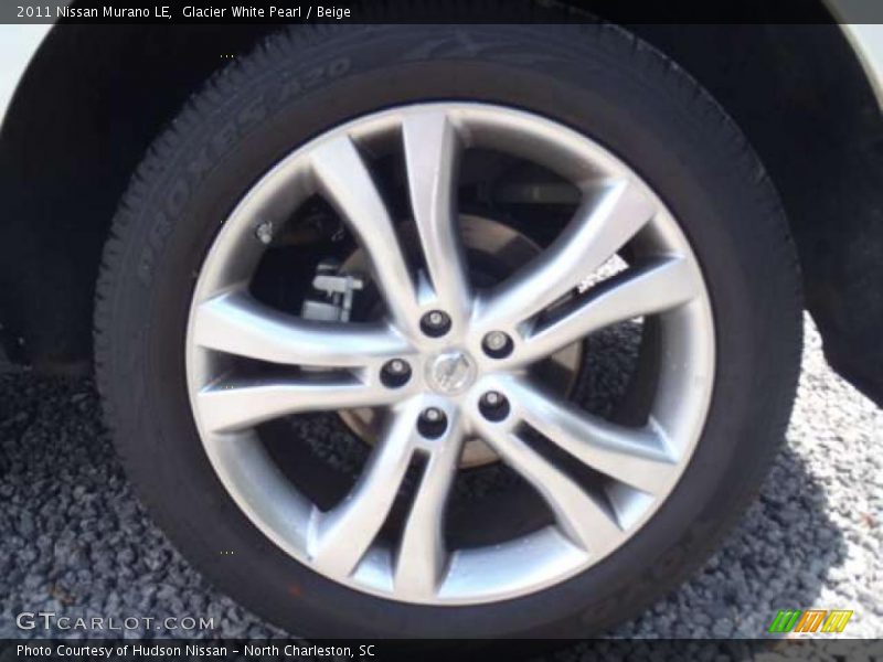 Glacier White Pearl / Beige 2011 Nissan Murano LE