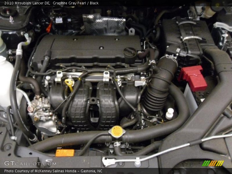 Graphite Gray Pearl / Black 2010 Mitsubishi Lancer DE