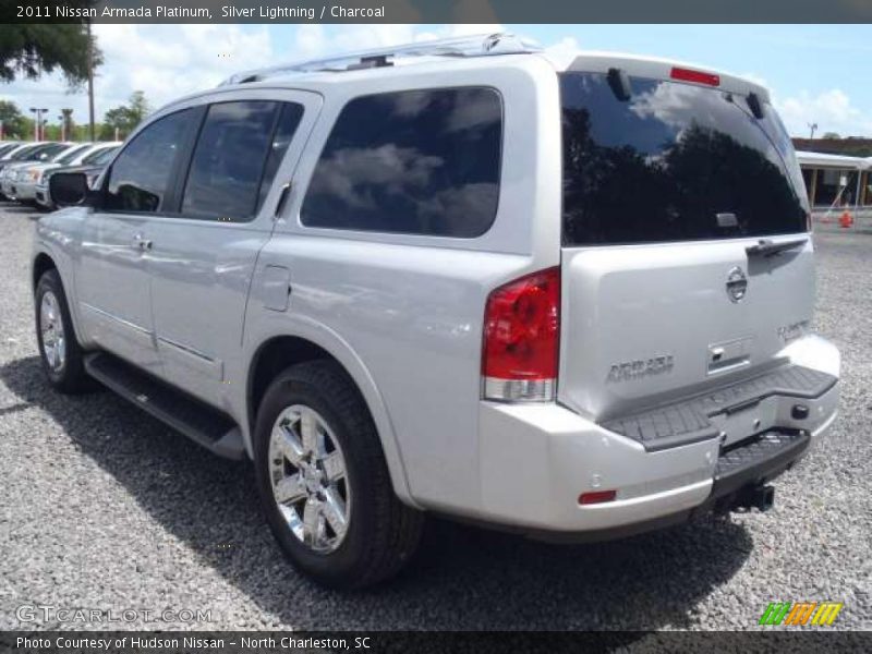 Silver Lightning / Charcoal 2011 Nissan Armada Platinum
