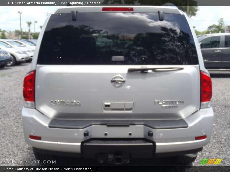 Silver Lightning / Charcoal 2011 Nissan Armada Platinum