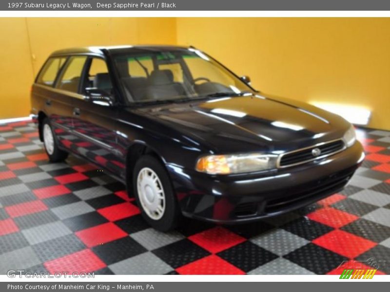 Deep Sapphire Pearl / Black 1997 Subaru Legacy L Wagon