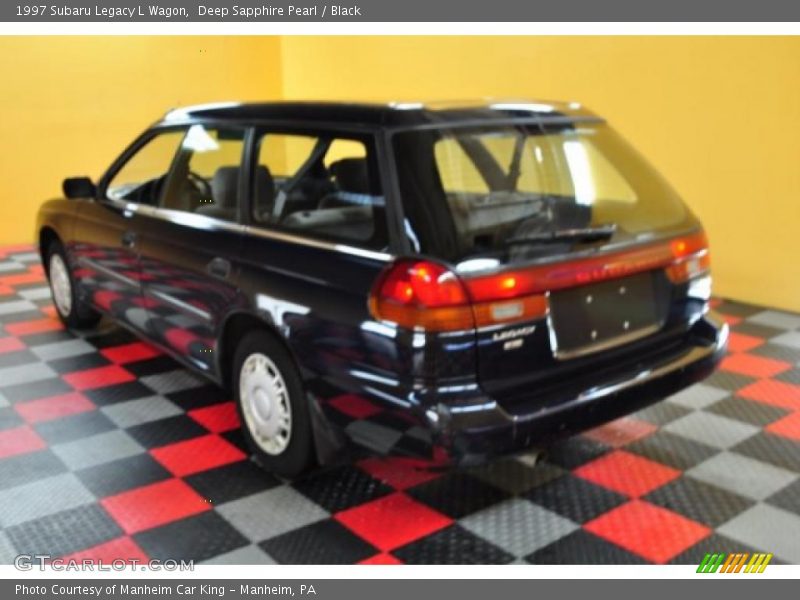 Deep Sapphire Pearl / Black 1997 Subaru Legacy L Wagon