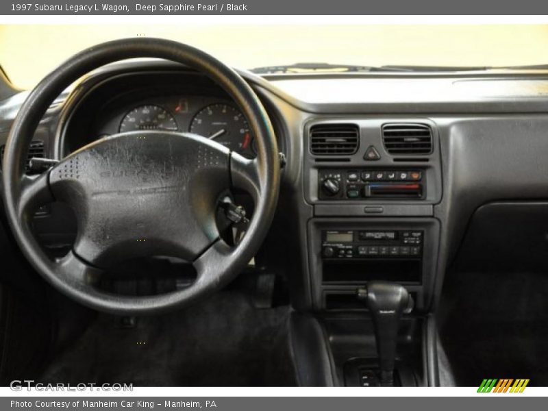 Deep Sapphire Pearl / Black 1997 Subaru Legacy L Wagon