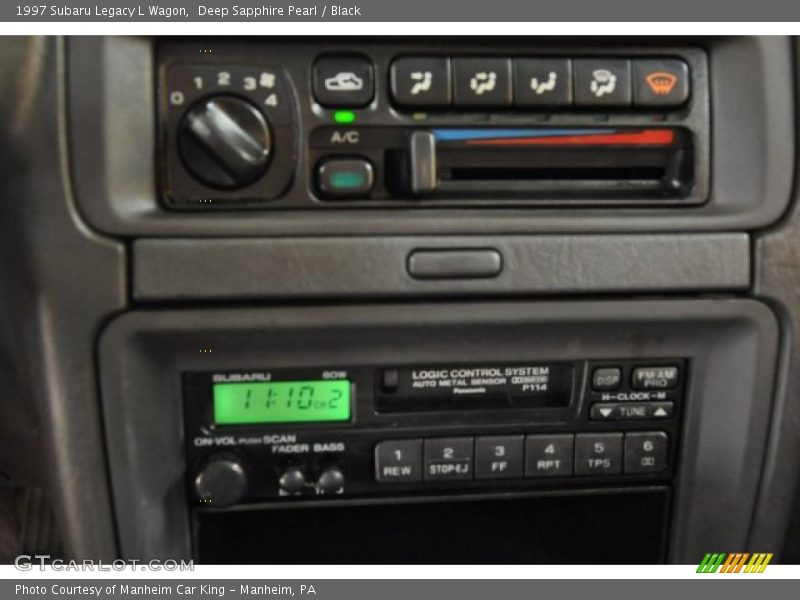 Deep Sapphire Pearl / Black 1997 Subaru Legacy L Wagon