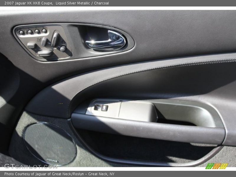 Liquid Silver Metallic / Charcoal 2007 Jaguar XK XK8 Coupe