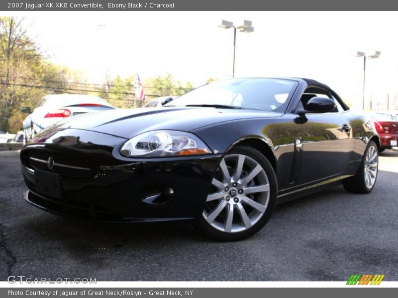 Ebony Black / Charcoal 2007 Jaguar XK XK8 Convertible