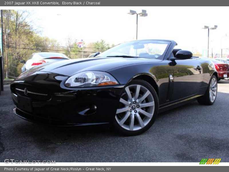 Ebony Black / Charcoal 2007 Jaguar XK XK8 Convertible
