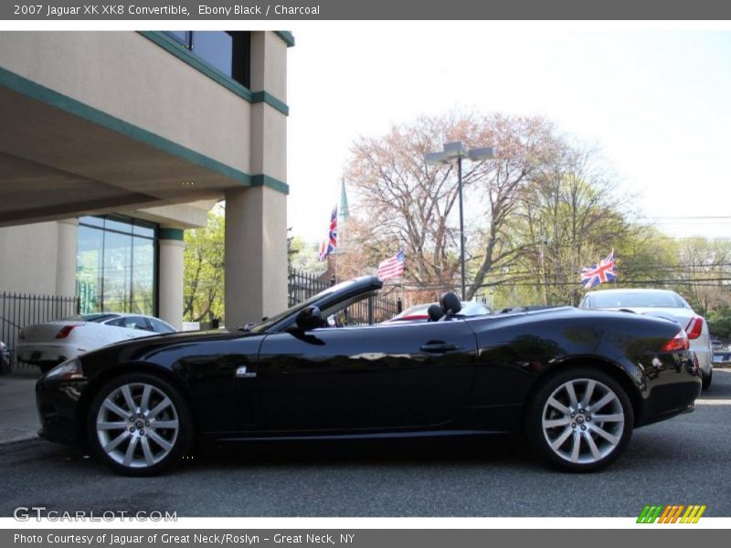 Ebony Black / Charcoal 2007 Jaguar XK XK8 Convertible