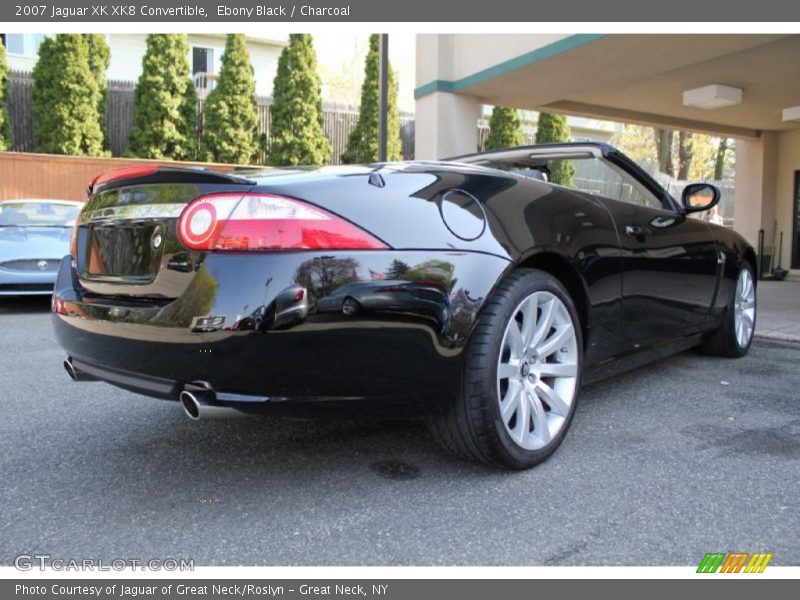 Ebony Black / Charcoal 2007 Jaguar XK XK8 Convertible