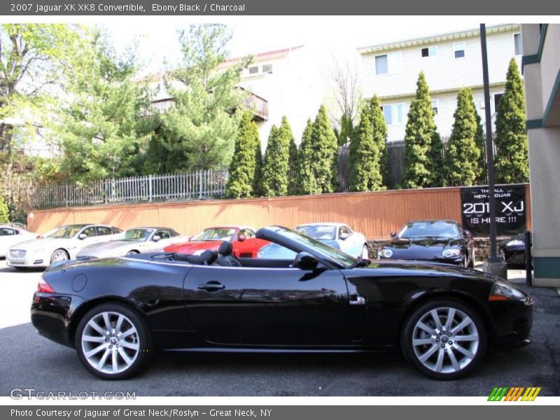 Ebony Black / Charcoal 2007 Jaguar XK XK8 Convertible
