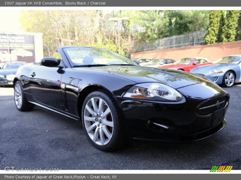 Ebony Black / Charcoal 2007 Jaguar XK XK8 Convertible