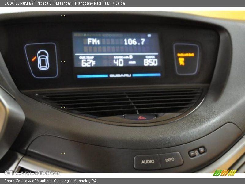 Mahogany Red Pearl / Beige 2006 Subaru B9 Tribeca 5 Passenger