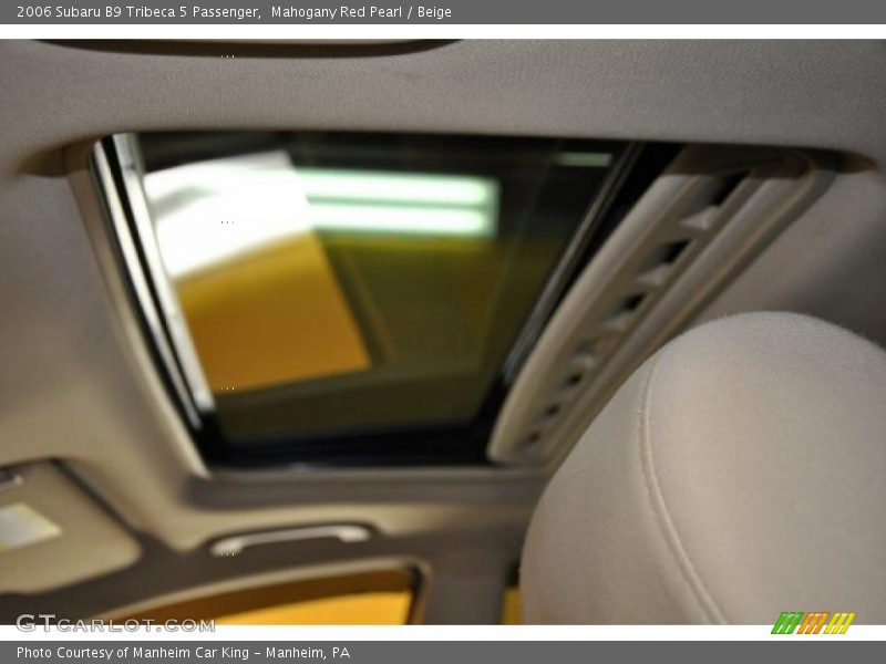 Mahogany Red Pearl / Beige 2006 Subaru B9 Tribeca 5 Passenger