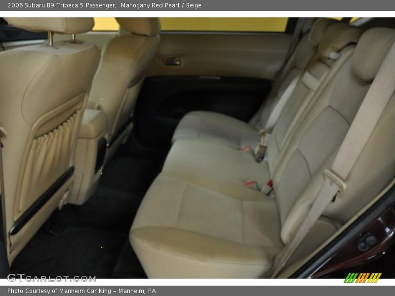 Mahogany Red Pearl / Beige 2006 Subaru B9 Tribeca 5 Passenger