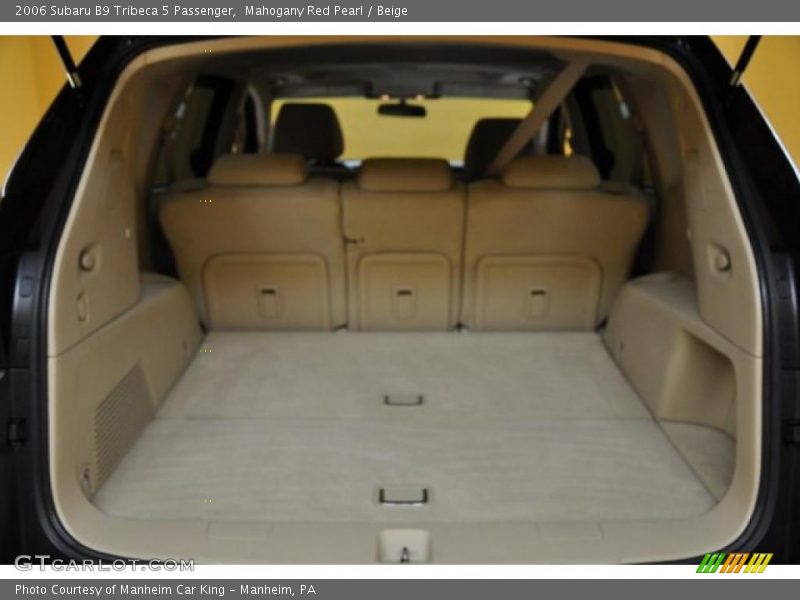 Mahogany Red Pearl / Beige 2006 Subaru B9 Tribeca 5 Passenger