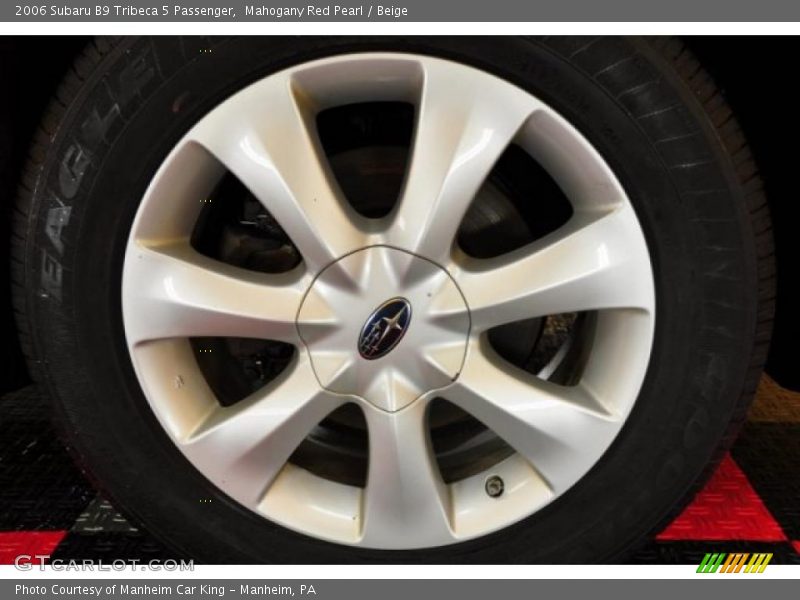 Mahogany Red Pearl / Beige 2006 Subaru B9 Tribeca 5 Passenger