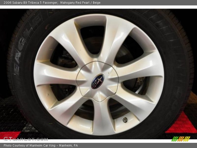 Mahogany Red Pearl / Beige 2006 Subaru B9 Tribeca 5 Passenger