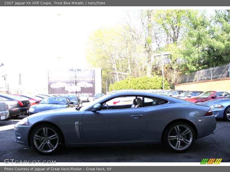 Frost Blue Metallic / Ivory/Slate 2007 Jaguar XK XKR Coupe