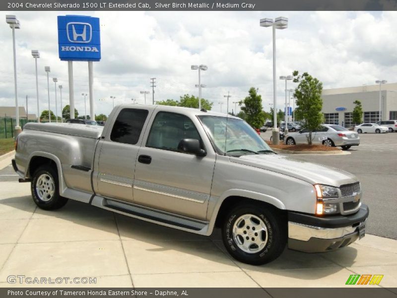 Silver Birch Metallic / Medium Gray 2004 Chevrolet Silverado 1500 LT Extended Cab