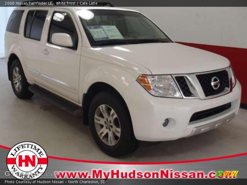 White Frost / Cafe Latte 2008 Nissan Pathfinder LE