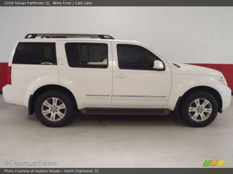 White Frost / Cafe Latte 2008 Nissan Pathfinder LE