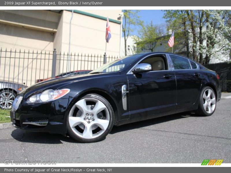 Ebony Black / Ivory/Oyster 2009 Jaguar XF Supercharged